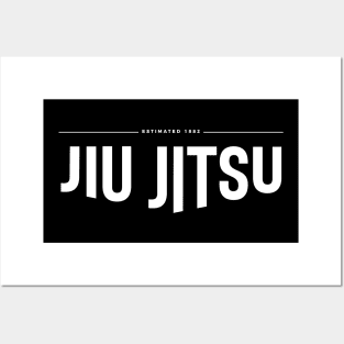 Minimalist Jiu Jitsu Posters and Art